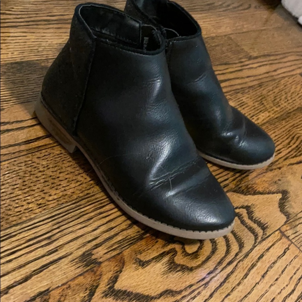 Girls Black Booties